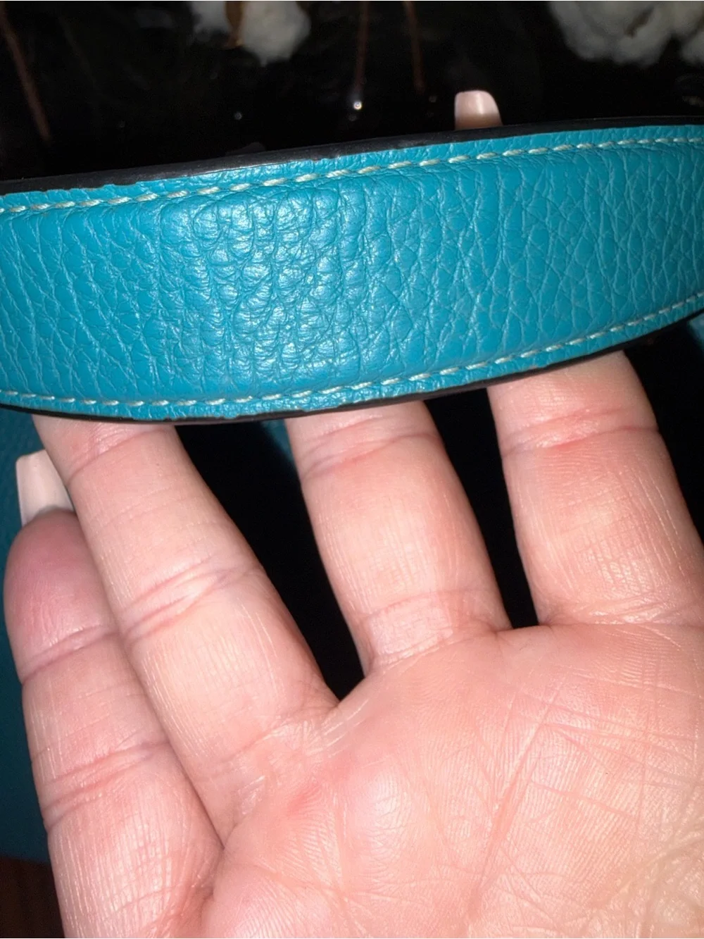 Coach Teal Leather Harley Hobo Shoulder Bag
